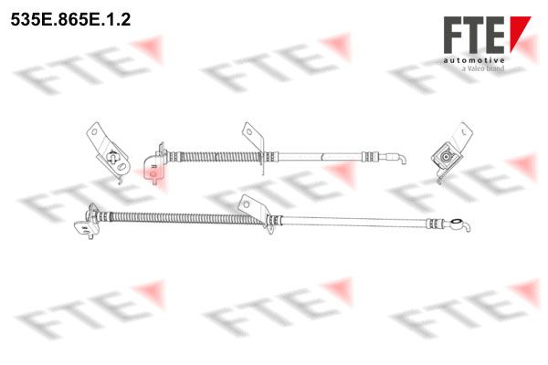 FTE Bremžu šļūtene 535E.865E.1.2