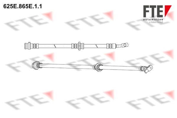 FTE Тормозной шланг 625E.865E.1.1