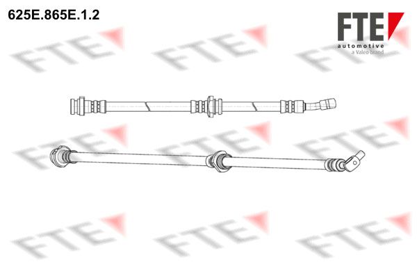 FTE Bremžu šļūtene 625E.865E.1.2