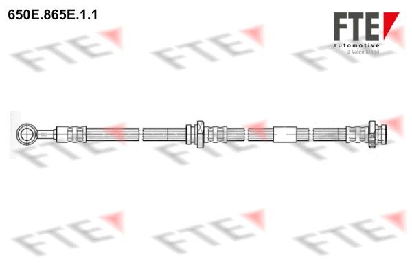 FTE Тормозной шланг 650E.865E.1.1