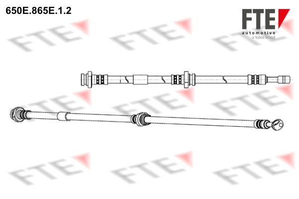 FTE Bremžu šļūtene 650E.865E.1.2