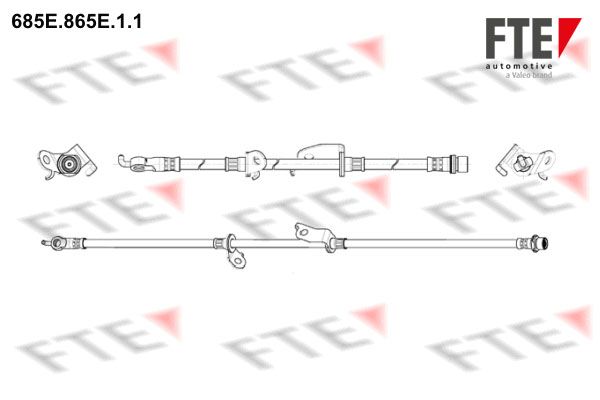 FTE Тормозной шланг 685E.865E.1.1