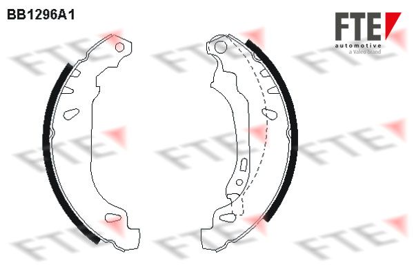 FTE Комплект тормозных колодок 9100067