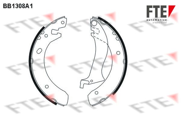 FTE Комплект тормозных колодок 9100076