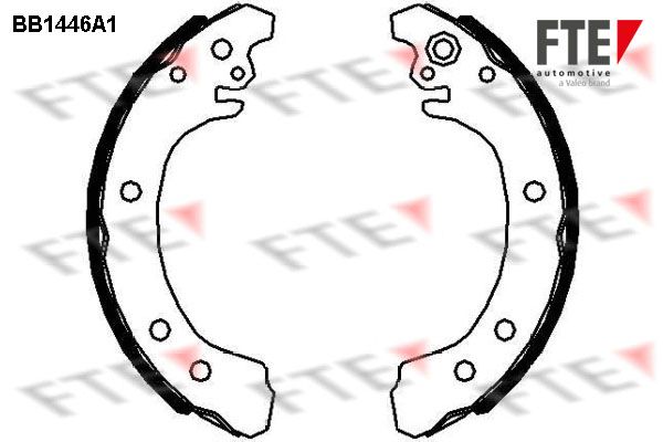 FTE Комплект тормозных колодок 9100169