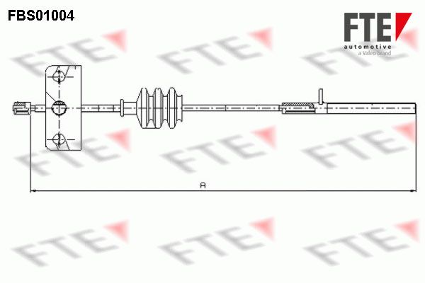 FTE Тросик, cтояночный тормоз 9250000