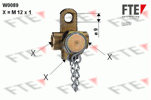 FTE Испытательное подключение, соединительная трубка 9910801