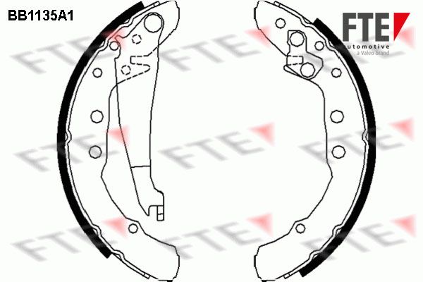 FTE Bremžu loku komplekts BB1135A1