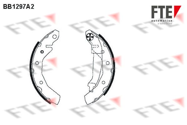 FTE Комплект тормозных колодок BB1297A2