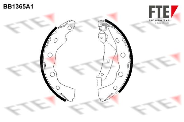 FTE Комплект тормозных колодок BB1365A1