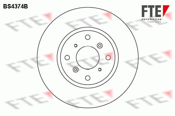 FTE Тормозной диск BS4374B