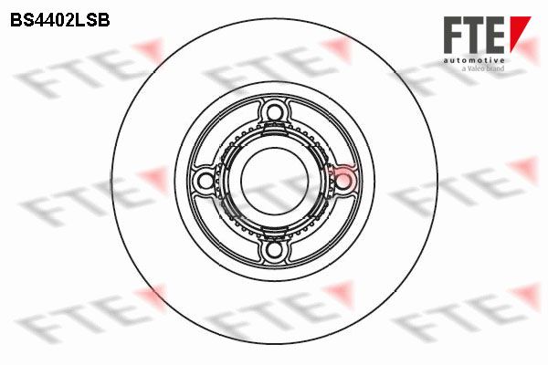 FTE Тормозной диск BS4402LSB