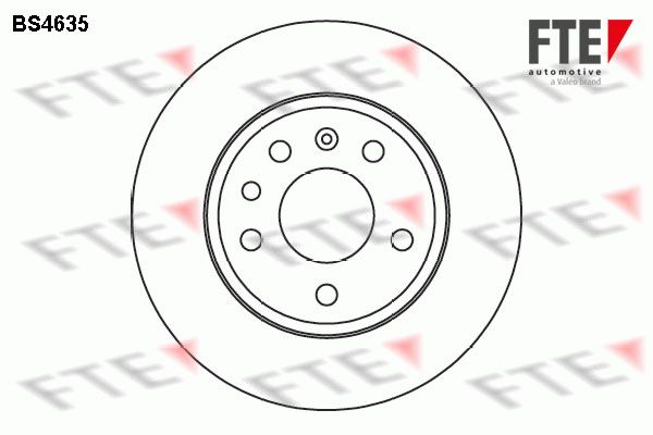 FTE Тормозной диск BS4635