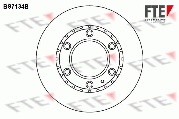 FTE Тормозной диск BS7134B