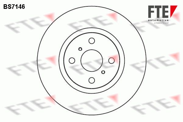 FTE Тормозной диск BS7146