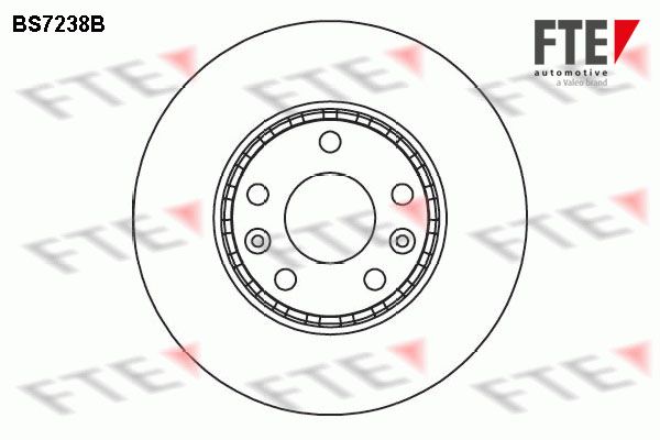 FTE Тормозной диск BS7238B