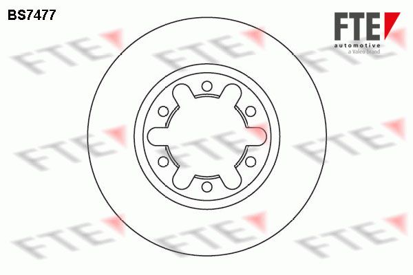 FTE Тормозной диск BS7477