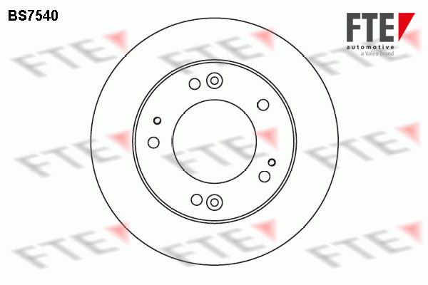 FTE Тормозной диск BS7540