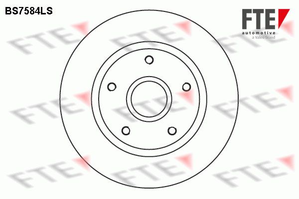 FTE Тормозной диск BS7584LS