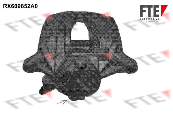 FTE Тормозной суппорт RX609852A0