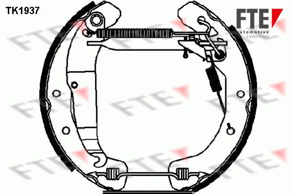 FTE Комплект тормозных колодок TK1937
