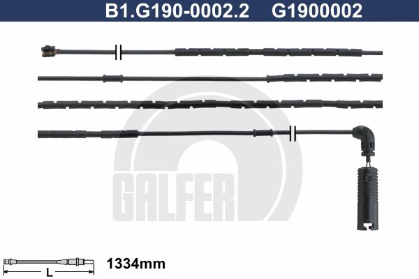 GALFER Indikators, Bremžu uzliku nodilums B1.G190-0002.2