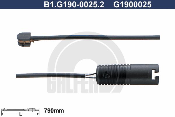 GALFER Indikators, Bremžu uzliku nodilums B1.G190-0025.2