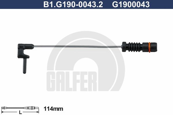 GALFER Indikators, Bremžu uzliku nodilums B1.G190-0043.2