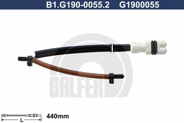 GALFER Indikators, Bremžu uzliku nodilums B1.G190-0055.2