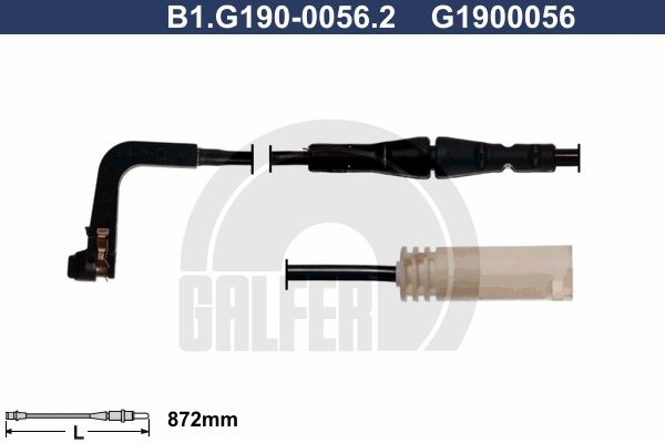 GALFER Indikators, Bremžu uzliku nodilums B1.G190-0056.2