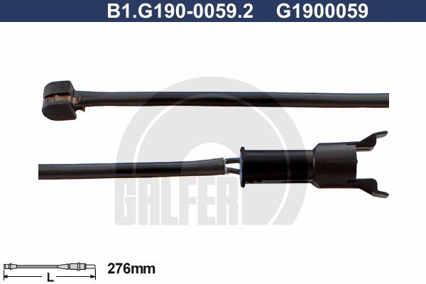 GALFER Indikators, Bremžu uzliku nodilums B1.G190-0059.2