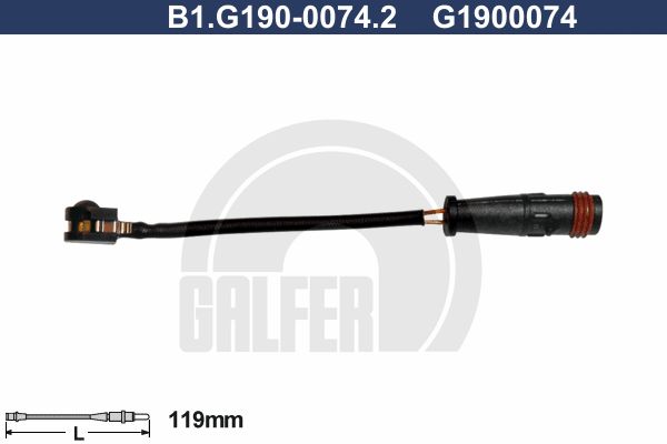 GALFER Indikators, Bremžu uzliku nodilums B1.G190-0074.2