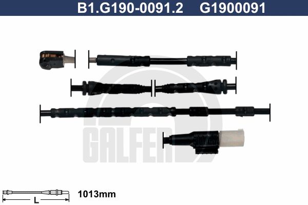 GALFER Indikators, Bremžu uzliku nodilums B1.G190-0091.2