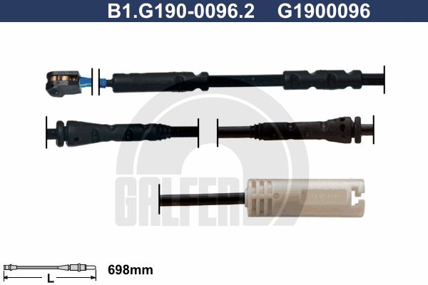 GALFER Indikators, Bremžu uzliku nodilums B1.G190-0096.2