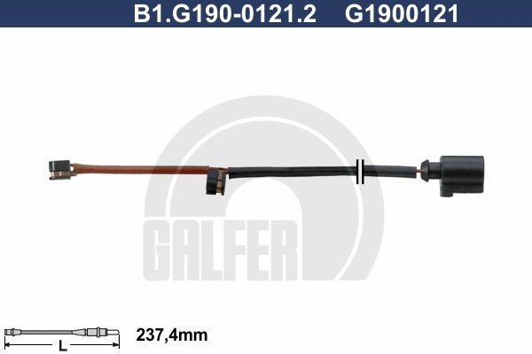 GALFER Indikators, Bremžu uzliku nodilums B1.G190-0121.2