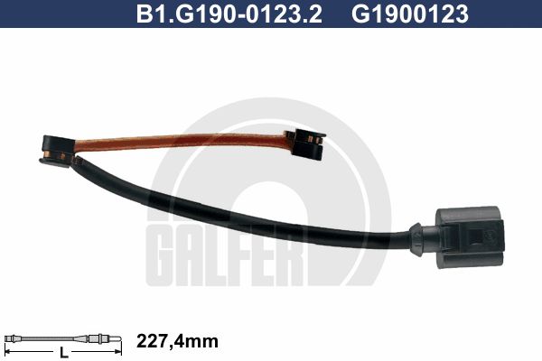GALFER Indikators, Bremžu uzliku nodilums B1.G190-0123.2