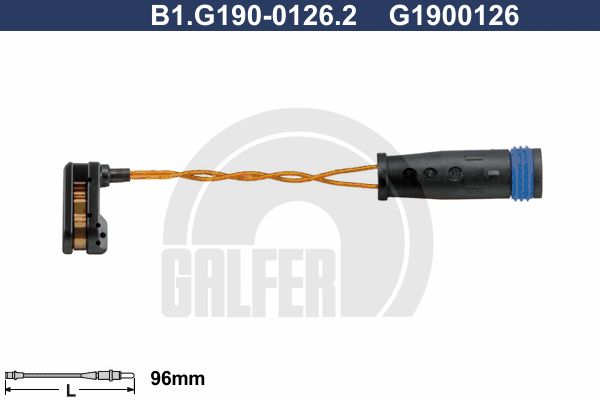 GALFER Indikators, Bremžu uzliku nodilums B1.G190-0126.2