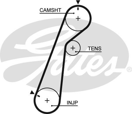 GATES Zobsiksnas komplekts K015478XS