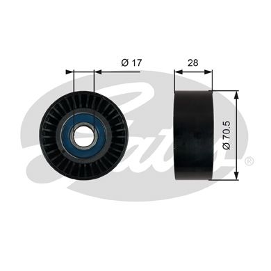 GATES Parazīt-/Vadrullītis, Ķīļrievu siksna T36759