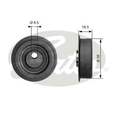 GATES Spriegotājrullītis, Gāzu sadales mehānisma piedziņ T41047