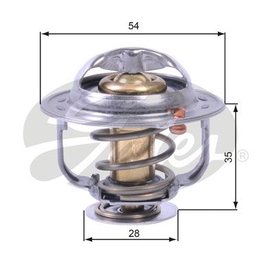 GATES Termostats, Dzesēšanas šķidrums TH43880G1