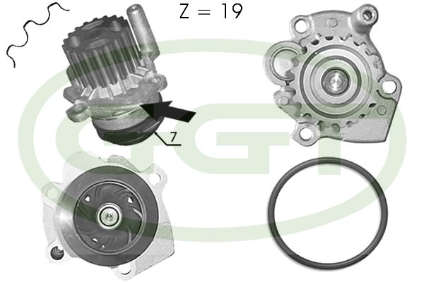 GGT Ūdenssūknis PA10825