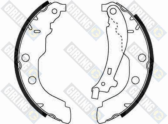 GIRLING Комплект тормозных колодок 5186173