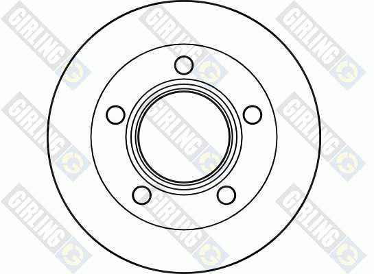 GIRLING Тормозной диск 6020085