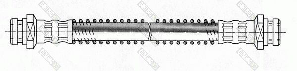 GIRLING Тормозной шланг 9001322