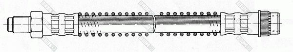 GIRLING Тормозной шланг 9002105