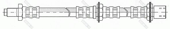 GIRLING Bremžu šļūtene 9002140