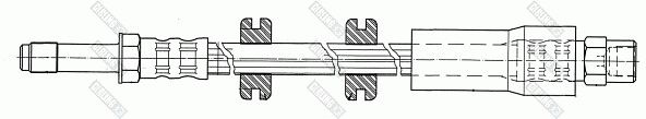 GIRLING Тормозной шланг 9002446