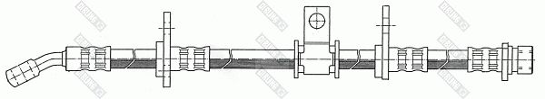 GIRLING Тормозной шланг 9004195