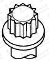 GOETZE Комплект болтов головки цилидра 22-01318B